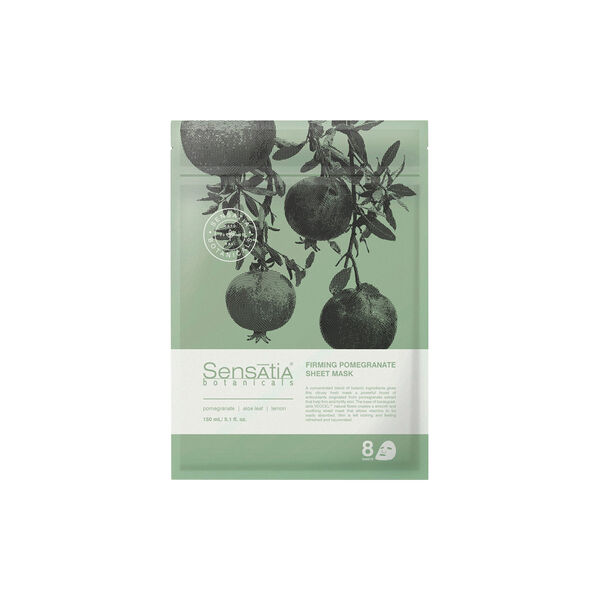 Firming Pomegranate Sheet Mask &ndash; 8 masks, Sensatia Botanicals