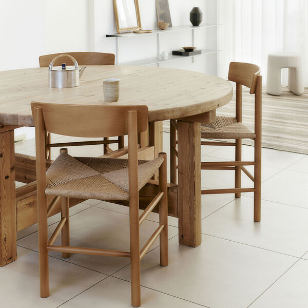 J39 Mogensen stol, vintage lacquered/natur, Fredericia