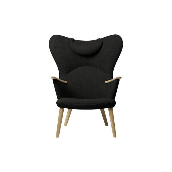 CH78 Mama Bear loungestol, black/oljet eik, Carl Hansen & S&oslash;n