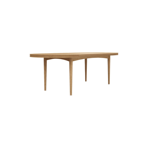 GROOVE COFFEE TABLE OVAL, oiled oak, DK3