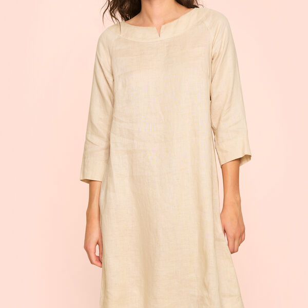 Airy linen dress, shell, BITTE KAI RAND