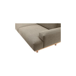 Reason 2 Seater Sofa with Right Chaiselong, Re-Wool 218/natural oiled oak, Bruunmunch Furniture