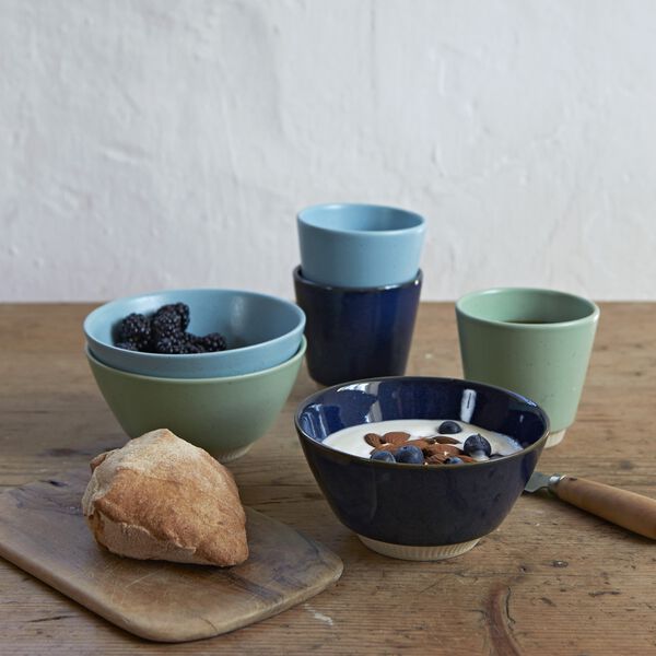 Colorit kopp, navy, Knabstrup Keramik