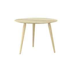 PLAYround &Oslash;60 Coffee Table, soap treated oak, Bruunmunch Furniture