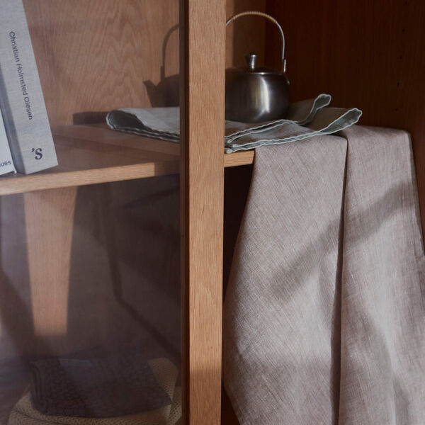 Plain Oppvaskh&aring;ndkle, ler melang&eacute;, Georg Jensen Damask