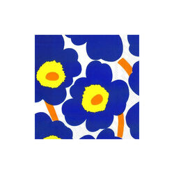 Kaffeserviett Marimekko Unikko, bl&aring;gul, Vinding