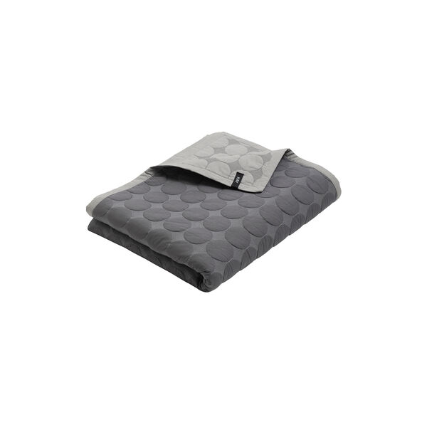 Mega Dot sengeteppe, m&oslash;rkegr&aring;, HAY