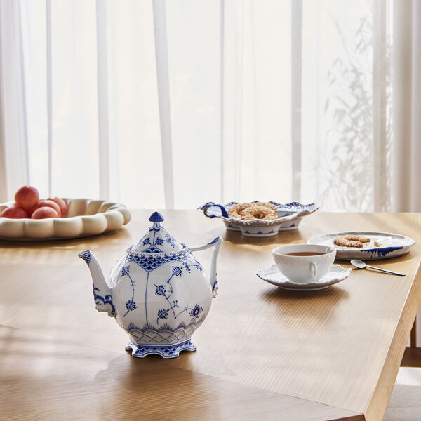 Musselmalt Helblonde tekanne 70 cl, Royal Copenhagen