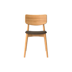 Chiara Dining Chair, umbra/oiled oak, Bruunmunch Furniture
