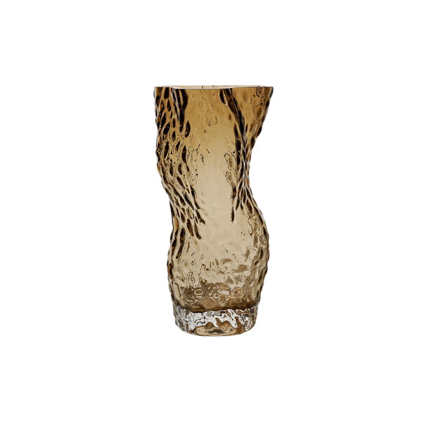 Ostrea Rock vase, smoke, Hein Studio