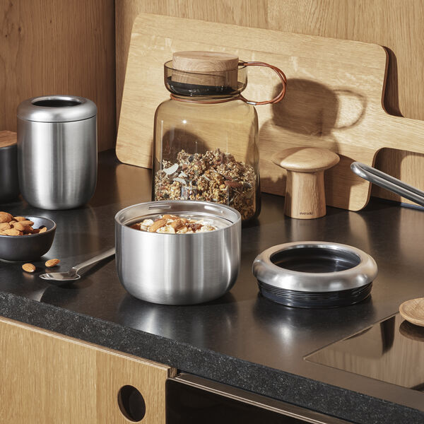 To Go termom&aring;ltidsboks, steel/black, Eva Solo