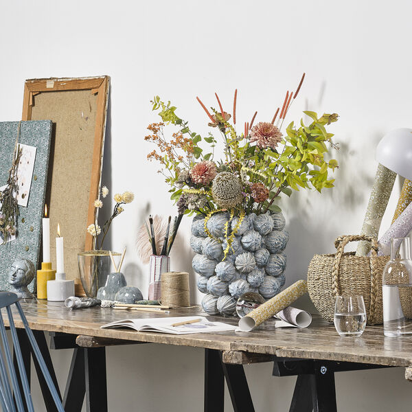 Molde vase/blomsterpotte, ballad blue, Villa Collection