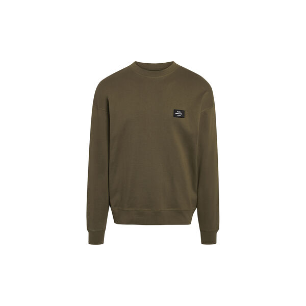 Cotton Rib Son Badge genser, capers, Mads N&oslash;rgaard