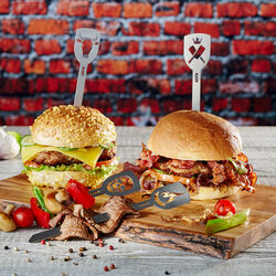 TORRO Hamburgerspyd bull+&oslash;ks 2 stk., GEFU