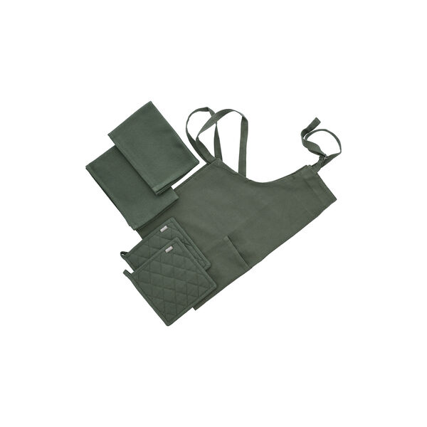 tekstilsett 5 deler, olivengr&oslash;nn, Bastian