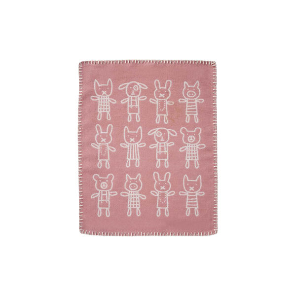 Hug koseklut, rosa, Klippan Yllefabrik