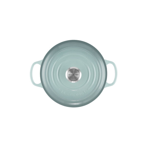 Signature rund gryte &Oslash; 24 cm, havsalt, Le Creuset