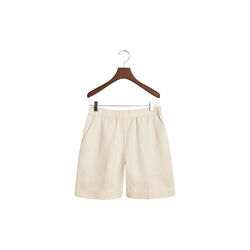 Relaxed Fit Linen Blend Pull-On Shorts, putty, Gant
