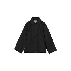 Cropped Trench frakk, jet black, FWSS