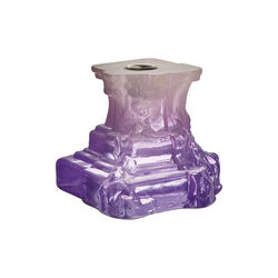 Rocky Baroque lysestake, lilac/beige, Kosta Boda