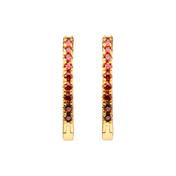 Emilia medium hoops, bordeaux, Emilia by Bon Dep