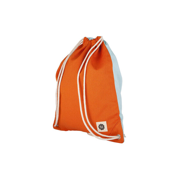 Gymnett, oransje og lys bl&aring;, Blafre