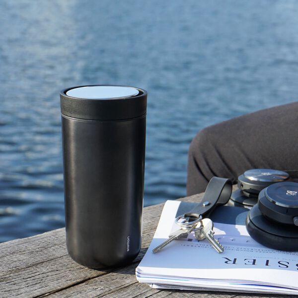 To Go Click termokopp 0,4 L, sort, Stelton