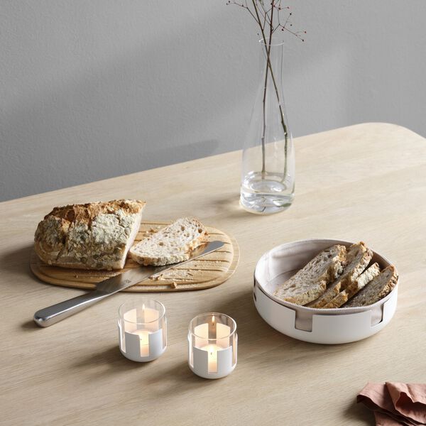 Luna br&oslash;dkurv, soft white, Stelton