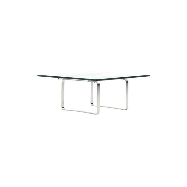 CH106 sofabord, st&aring;l/glass, Carl Hansen & S&oslash;n