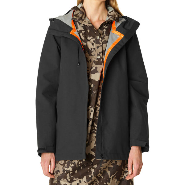 RAINSHELL02 Rain Jacket, black, Ilse Jacobsen Hornb&aelig;k