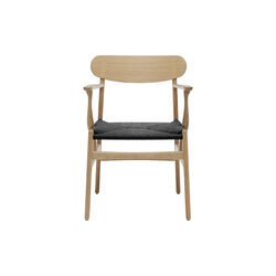 CH26 spisebordsstol, oljet eik/sort, Carl Hansen & S&oslash;n