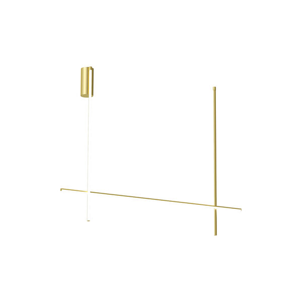 Coordinates 2 taklampe, anodized champagne, Flos