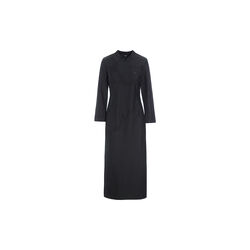 Pinstripe jersey lang kjole, svart n&aring;lestripe, BITTE KAI RAND