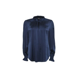 3176 Matt Lalie Blouse, royal blue, SAND Copenhagen