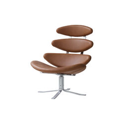 EJ 5 Corona lenestol, cognac, Fredericia