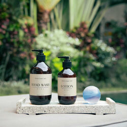 Marble soap, blue, Stone Soap Spa