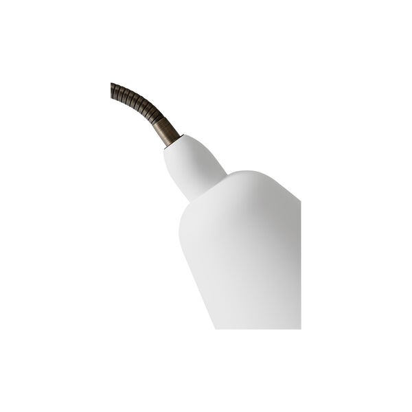 Bellevue AJ7 Anniversary Edition gulvlampe, white/bronzed brass, &Tradition