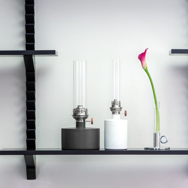 Patina oljelampe lille, Klong