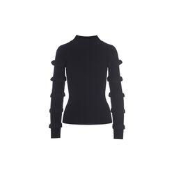 Floret Knit Blouse, black, BITTE KAI RAND