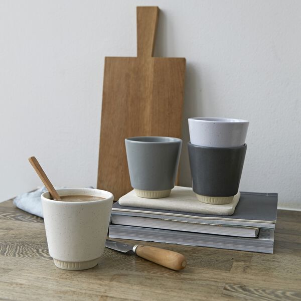Colorit kopp, dark grey, Knabstrup Keramik