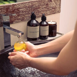 Marble soap, yellow, Stone Soap Spa