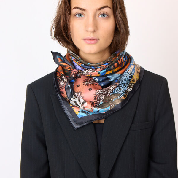 VINTAGE PAISLEY skjerf, mandarin, Bella Ballou