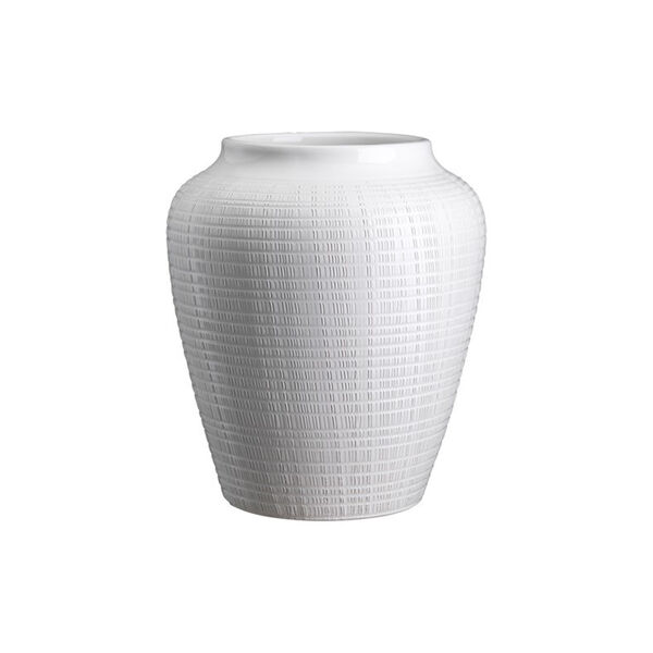 Willow GLAZED H 35 cm vase, white, Bergs Potter
