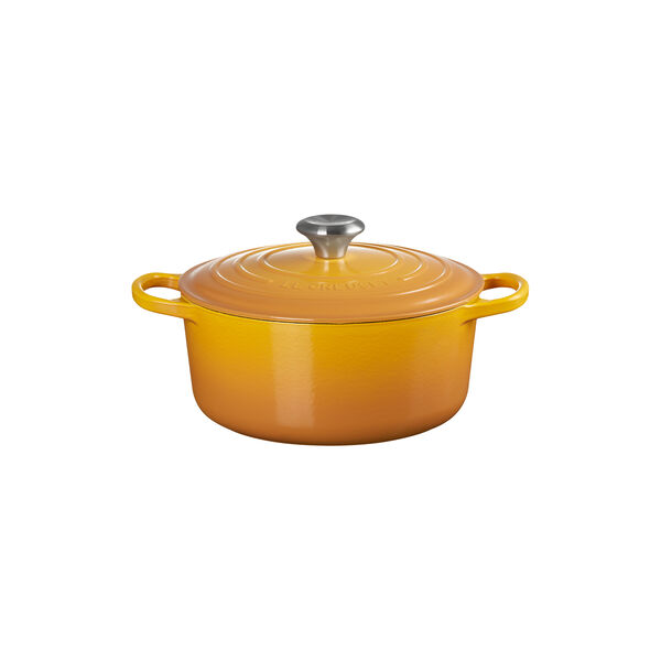 Signature rund gryte &Oslash; 24 cm, nectar, Le Creuset