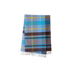 CHECK IT OUT skjerf, turquoise/brown, Bella Ballou