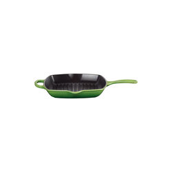 Signature kvadratisk grillpanne 26 cm, bamboo green, Le Creuset