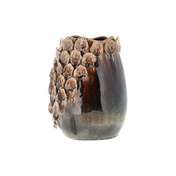 Aug vase/blomsterpotte, major brown, Villa Collection