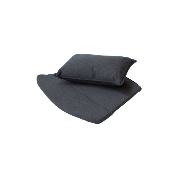 Putesett Breeze loungestol, black, Cane-line