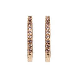 Emilia medium hoops, brown, Emilia by Bon Dep