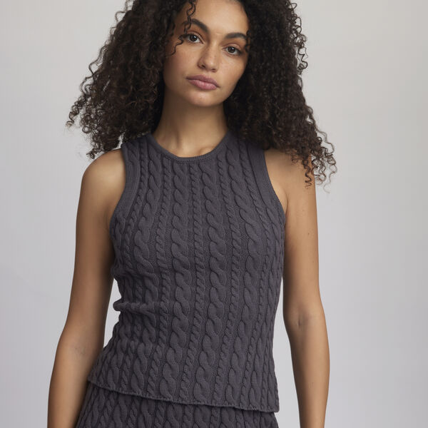 EbaGZ sl top, gray pinstripe, Gestuz